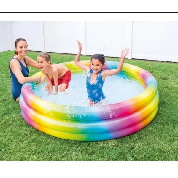PISCINA INFLABLE ARCOIRIS
