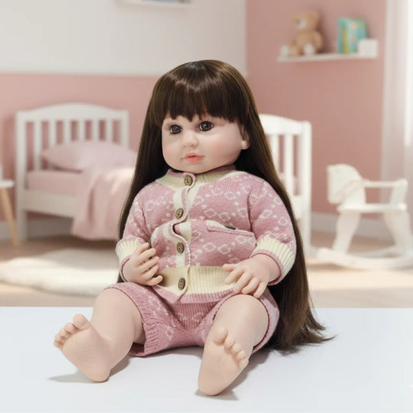 Muñeca Interactiva Realista que Llora, Habla y Respira