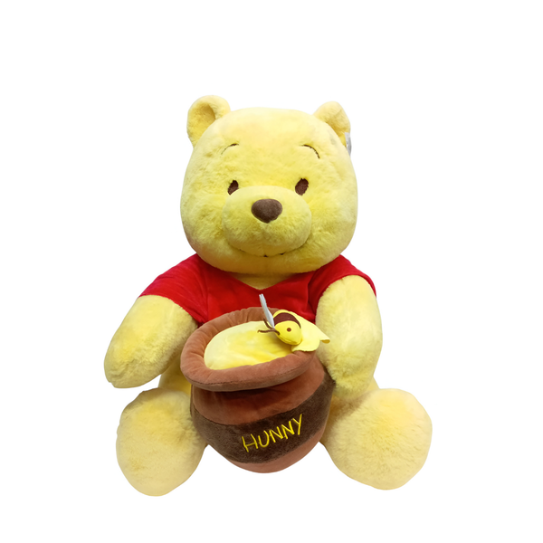 PELUCHE OSO AMARILLO CON TARRO DE MIEL