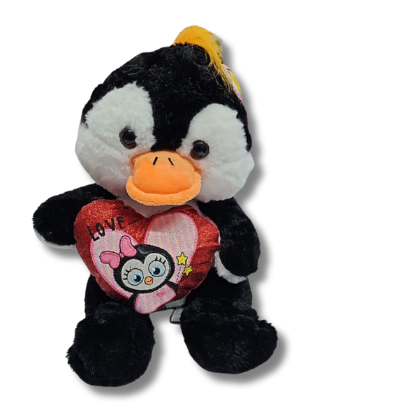 PELUCHE PINGUINO CORAZON