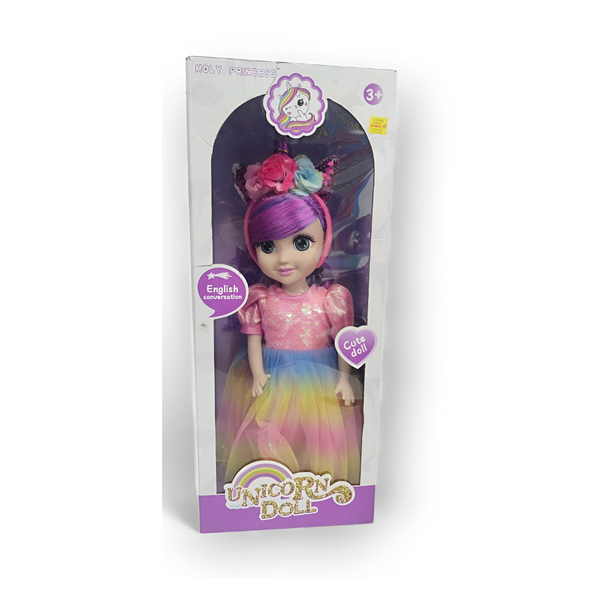 MUÑECA UNICORNIO MÁGICA