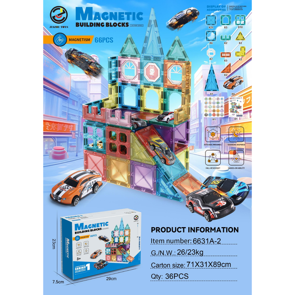 SET DE BLOQUES DE CONSTRUCCION MAGNETICOS