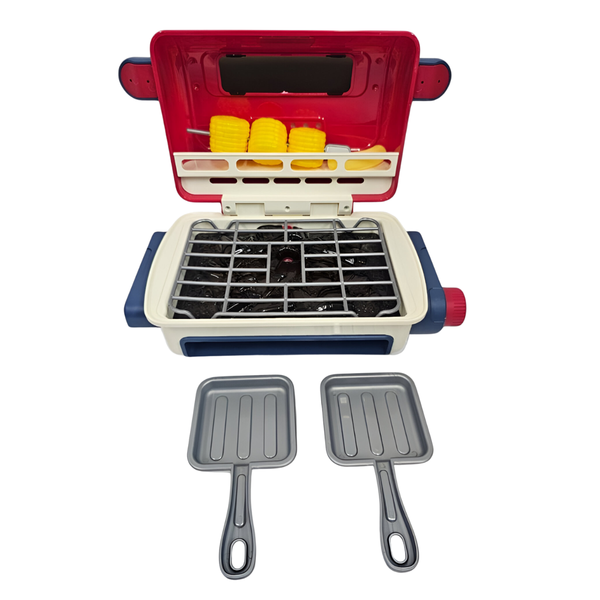 PARRILLA DE JUGUETE CON ACCESORIOS