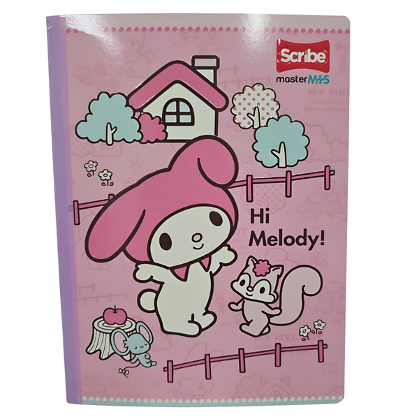 CUADERNO 100 HOJAS MY MELODY SCRIBE