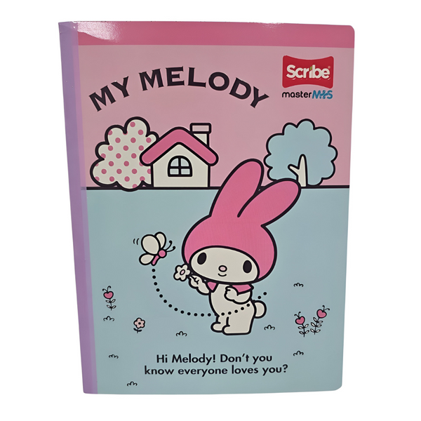 CUADERNO 100 HOJAS MY MELODY SCRIBE
