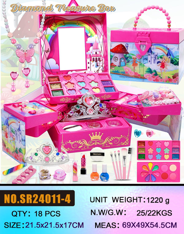 Maletín Maquillaje Infantil Princesa Hada Rainbow Box