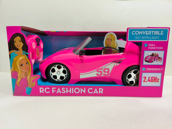 Carro Convertible RC Fashion Rosa 2.4GHz con Luz