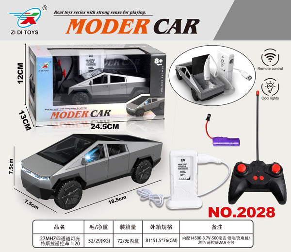 Carro RC Eléctrico 1:20 – Estilo Futurista con Luces