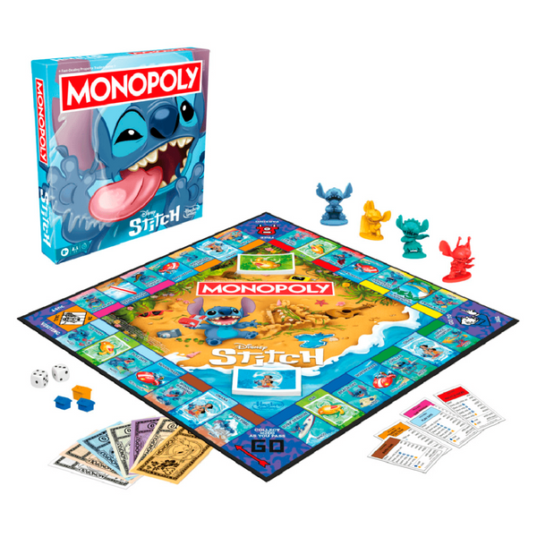 JUEGO DE MESA MONOPOLY DISNEY STITCH