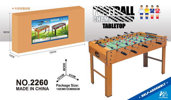Mesa de Futbolito NO.2260 – 121×61×83 cm | Futbolín Profesional