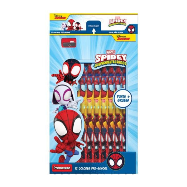 COLORES 4MM PRESCOLAR SPIDEY