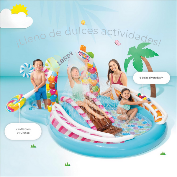 PISCINA INFLABLE MOTIVO DULCE