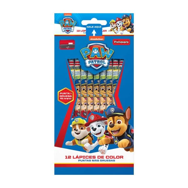 COLORES 4MM PRESCOLAR PAW PATROL