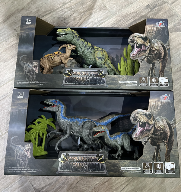 Set Dinosaurios Grandes Articulados Explore Dino World