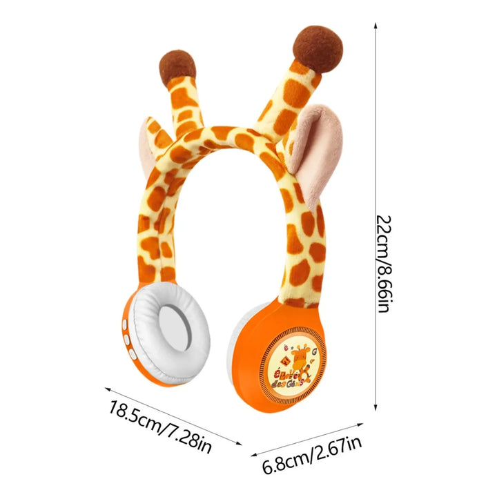 audífonos para niños, audífonos de jirafa, audífonos seguros, audífonos infantiles, audífonos importados, audífonos coleccionables, regalo para niños, audífonos cómodos, juguete electrónico, envío rápido Colombia