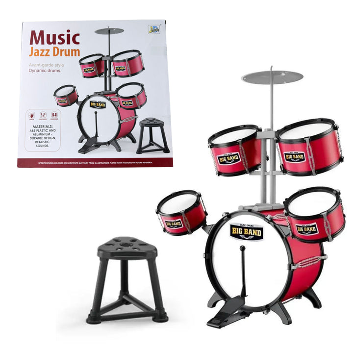 batería musical para niños, batería infantil, juguete musical importado, batería de juguete, batería grande niño, juguetes educativos, batería musical Colombia, batería coleccionable, juguete niño 6 años, envío rápido juguetes.