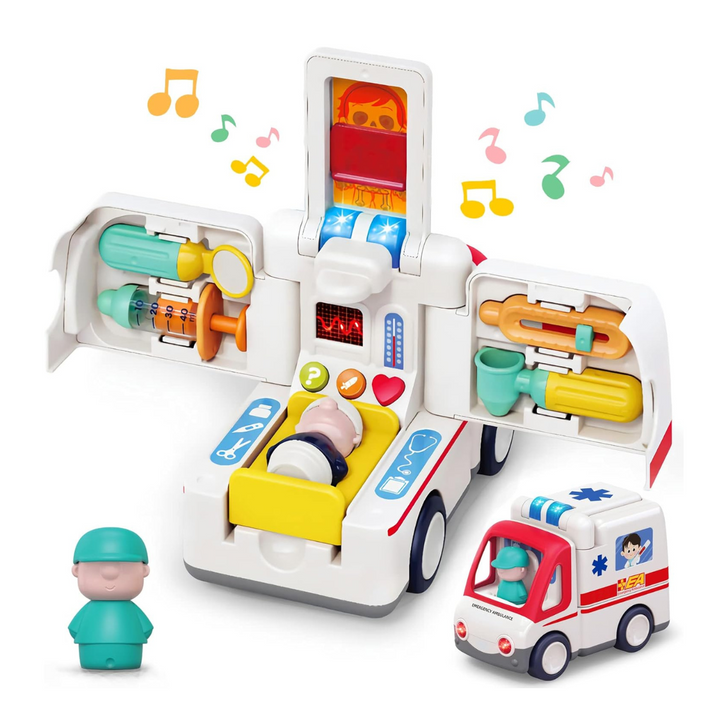 CARRO AMBULANCIA DE LUCES Y SONIDO Juguetes Buffalo Colombia