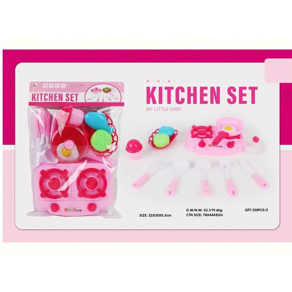 Set de Cocina Infantil Rosa – My Little Chef