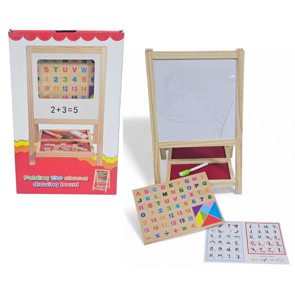TABLERO EDUCATIVO DE MADERA