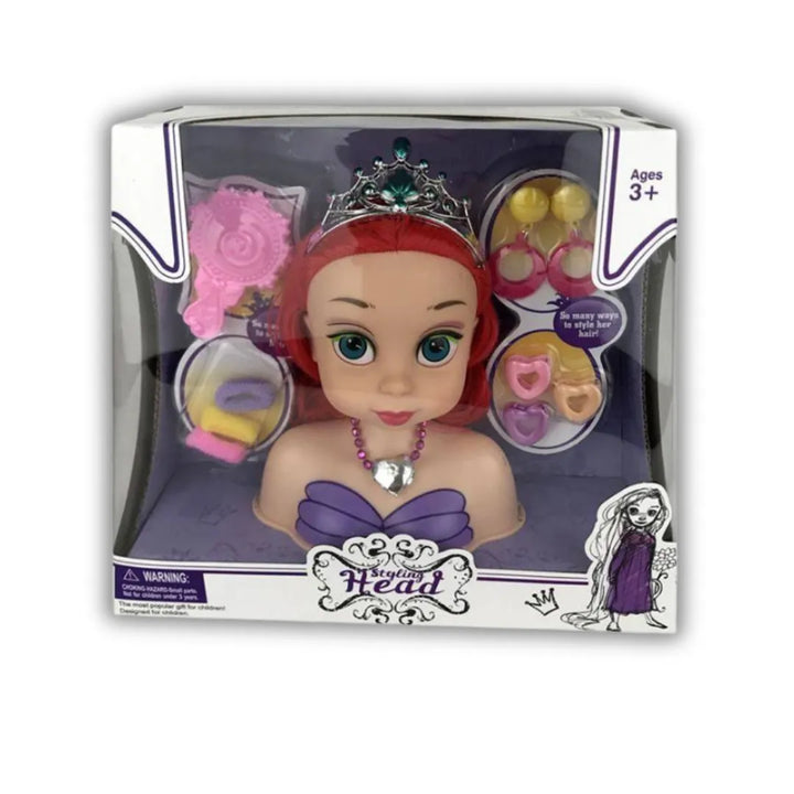 cabeza de muñeca para peinar, muñeca para peinar, set de peluquería infantil, juguetes de belleza, peinar muñecas, juguete importado niña, cabeza para peinar niña, regalo 4 años, muñeca estilista, juguetes creativos