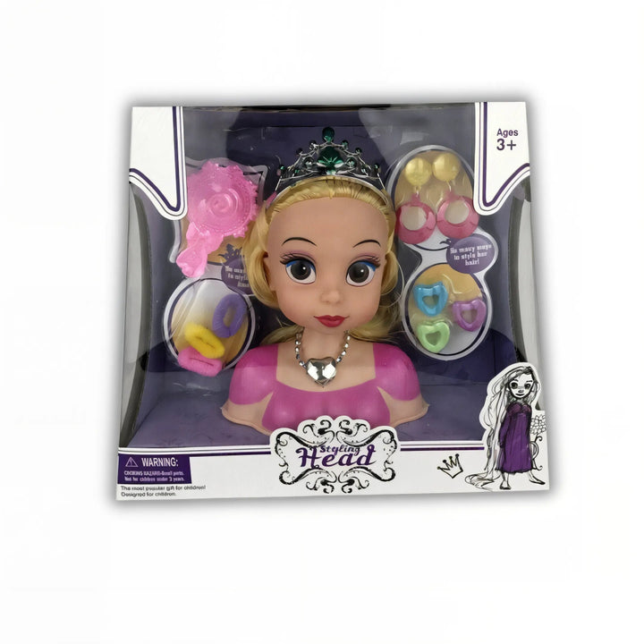 cabeza de muñeca para peinar, muñeca para peinar, set de peluquería infantil, juguetes de belleza, peinar muñecas, juguete importado niña, cabeza para peinar niña, regalo 4 años, muñeca estilista, juguetes creativos