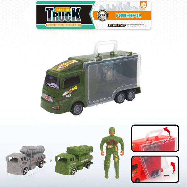 El Camión Militar OL1135 es el regalo perfecto para los pequeños amantes de la acción.
Con su diseño de transporte militar realista, los niños pueden imaginar misiones de rescate, defensa o aventura, fomentando la creatividad y el juego en equipo.