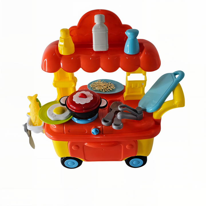 carrito de cocina infantil, cocina portátil para niños, juguete educativo, cocina para niñas, juguete importado, carrito de cocina 2 años, juguetes para niños pequeños, juguetería Colombia, regalo educativo, envío rápido