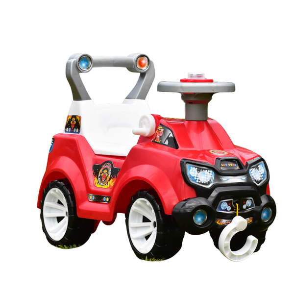 ¡Prepárate para la aventura con el increíble CAMPER BOMBERO!&nbsp;Este vehículo montable de alta calidad está diseñado para brindar horas de diversión y emoción a los pequeños héroes. Con un diseño vibrante en color rojo y detalles realistas, el&nbsp;CAMPER BOMBERO&nbsp;es perfecto para los niños que sueñan con ser bomberos.