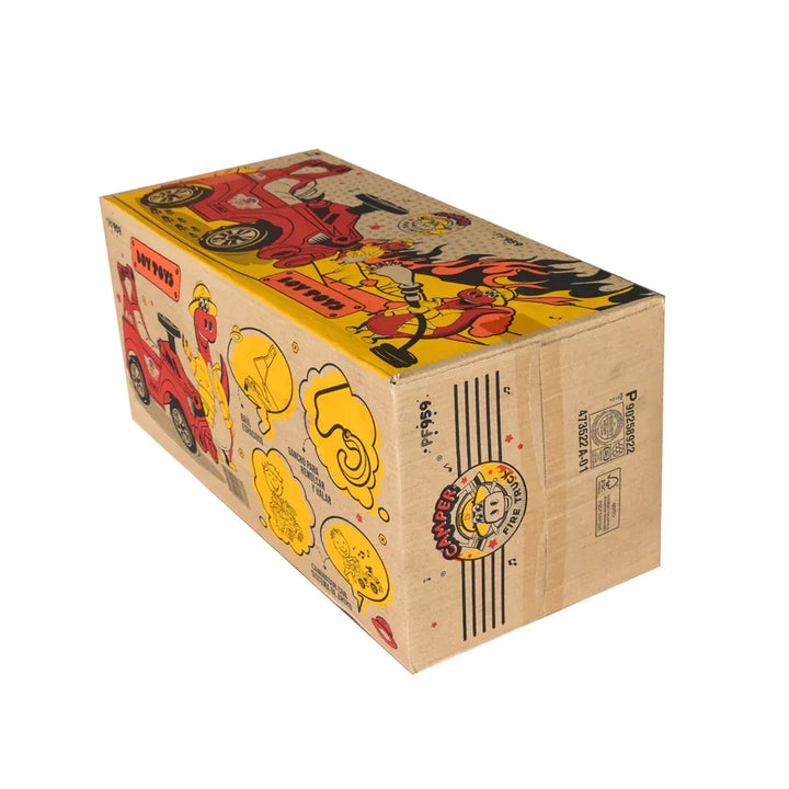 ¡Prepárate para la aventura con el increíble CAMPER BOMBERO!&nbsp;Este vehículo montable de alta calidad está diseñado para brindar horas de diversión y emoción a los pequeños héroes. Con un diseño vibrante en color rojo y detalles realistas, el&nbsp;CAMPER BOMBERO&nbsp;es perfecto para los niños que sueñan con ser bomberos.