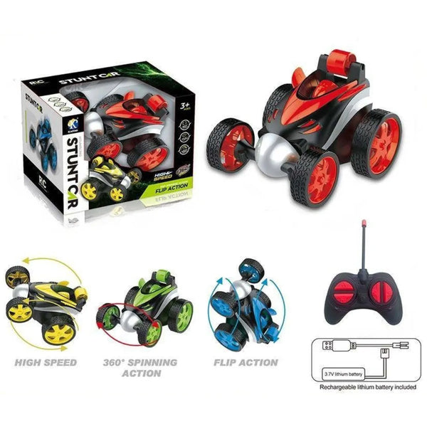 El Carro a Control Remoto Stunt Car OL1572 lleva la diversión a otro nivel con su diseño acrobático, resistente y lleno de energía.
Con funciones de giro 360°, volteretas y alta velocidad, este carro es perfecto para niños que aman la acción y los desafíos.