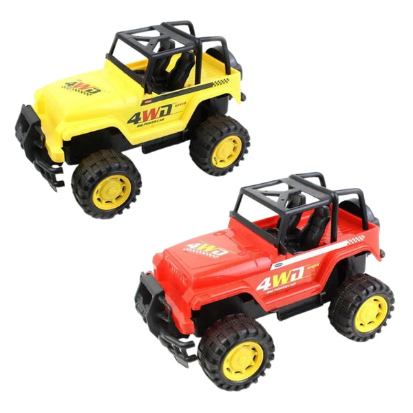 El Power Car 4WD OL0885 es el todoterreno perfecto para los pequeños fanáticos de la velocidad y la aventura.
Con su diseño robusto, llantas grandes y chasis elevado, este carro domina cualquier terreno, desde el suelo del jardín hasta las pistas imaginarias de casa.