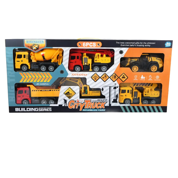 colección carros construcción, set de vehículos de obra, juguete importado Colombia, carro de juguete niño, carros coleccionables, maquinaria infantil, juguetes 4 años, juguetes educativos niños, carro construcción x6, envío rápido juguetes.