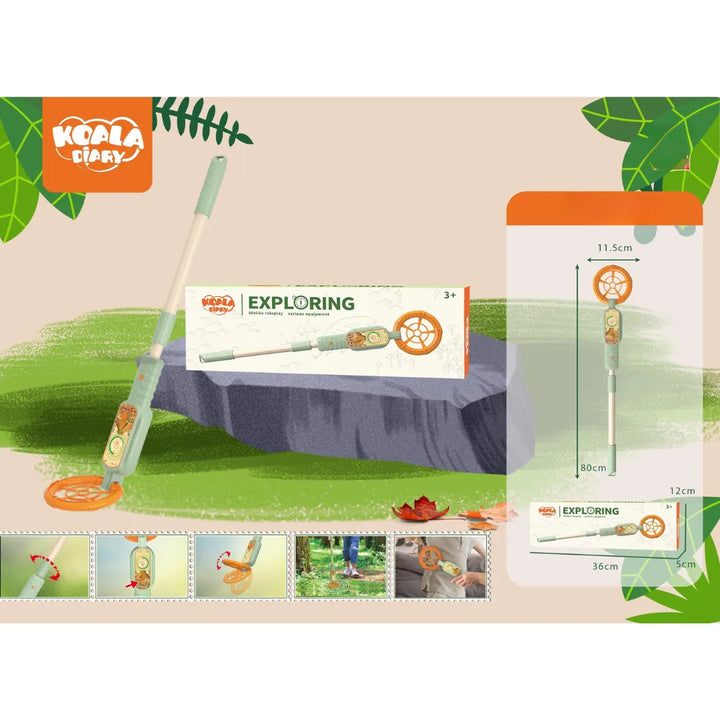 El Detector de Metales Koala Diary FDE89204 es un juguete educativo que despierta la curiosidad natural de los niños. Diseñado para pequeños exploradores, permite vivir aventuras al aire libre buscando tesoros ocultos mientras desarrollan habilidades de observación y coordinación.