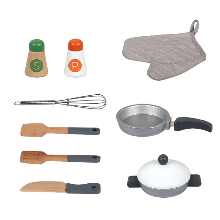 COCINA DE MADERA CON GUANTE DE COCINA | Juguetes Buffalo Colombia