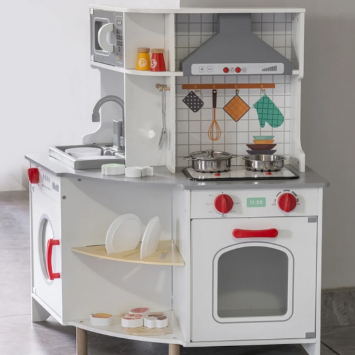 COCINA DE MADERA CON SONIDO | Juguetes Buffalo Colombia