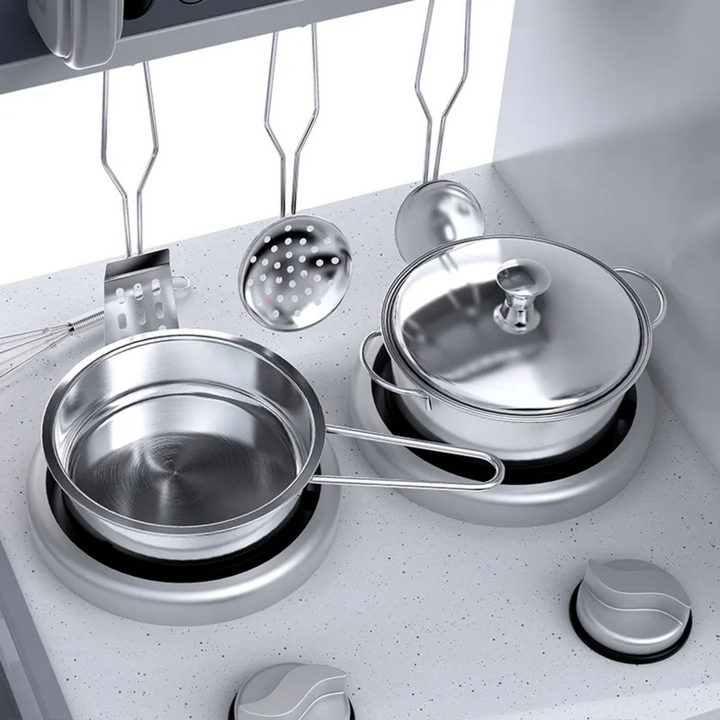 COCINA DE MADERA GRIS | Juguetes Buffalo Colombia