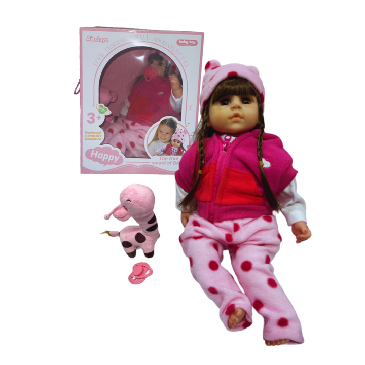 Muñeca Baby Born Emily Camina Conmigo - 43 Cm, Gatea, Camina, Hace Sonidos, Incluye Body Y Gorro, A Partir De 3 Años
