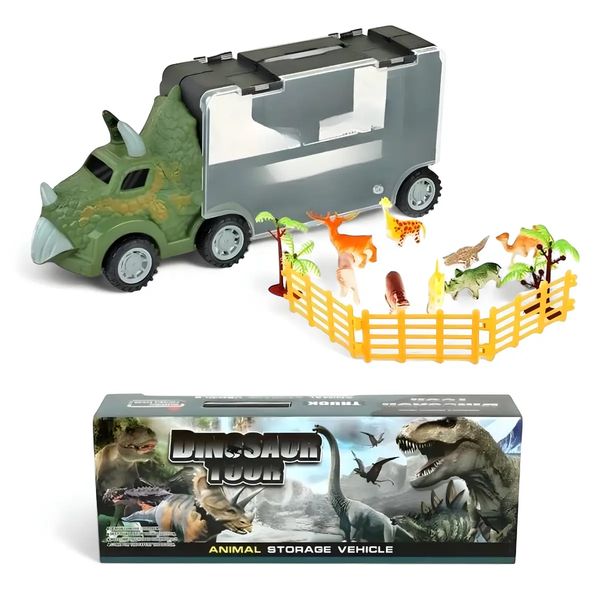 CAMION TRANSPORTADOR DE DINOSAURIOS