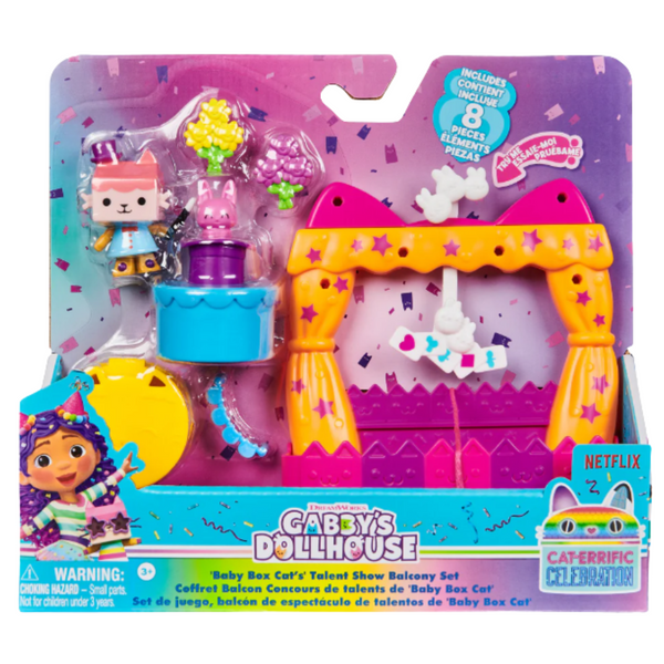 GABBY'S DOLLHOUSE SET DE JUEGO ESPECTACULO DE TALENTOS
