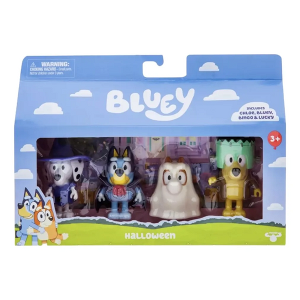 BLUEY SET DE FIGURAS HALLOWEEN