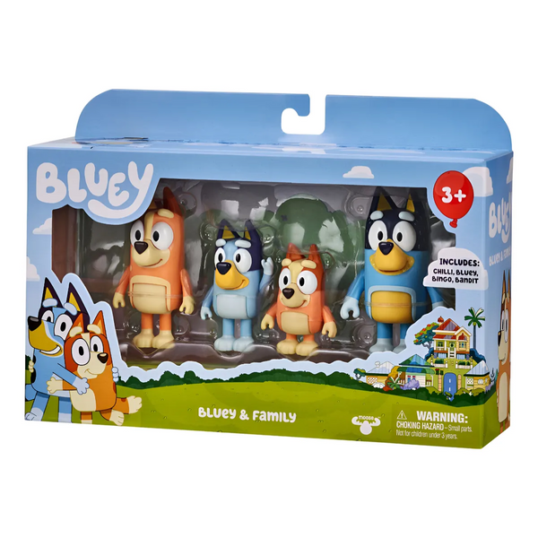 BLUEY SET DE FIGURAS DAMILIA HEELER