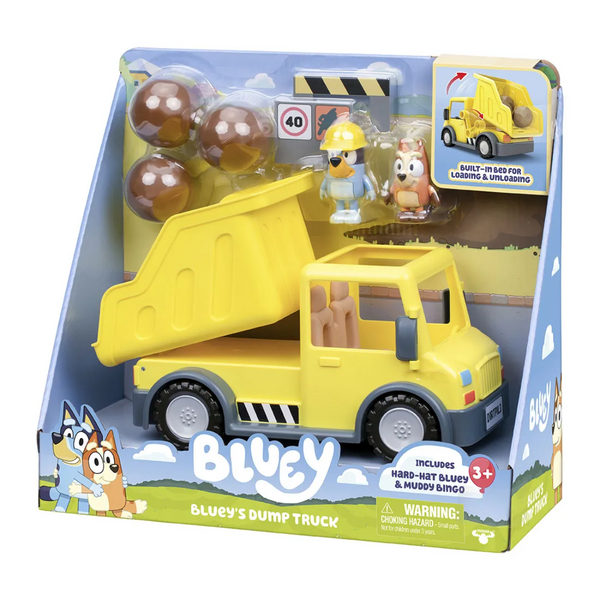 BLUEY Y BINGO CON CAMION DE CARGA