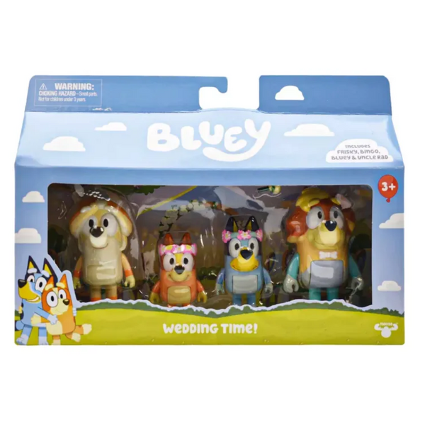 BLUEY SET DE FIGURAS TIEMPOS DE BODA