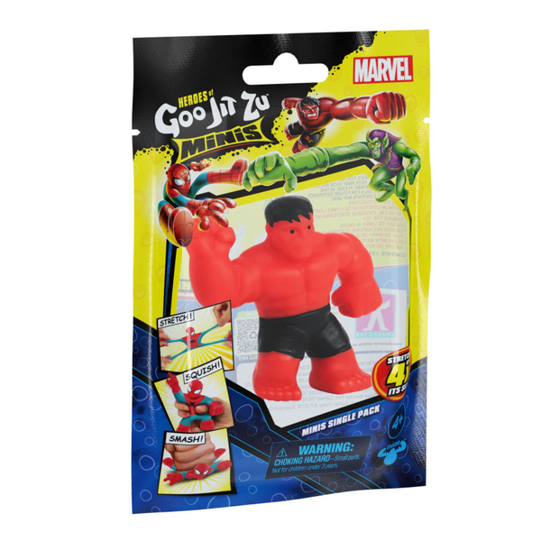 FIGURA MARVEL GOO JIT ZU MINIS RED HULK