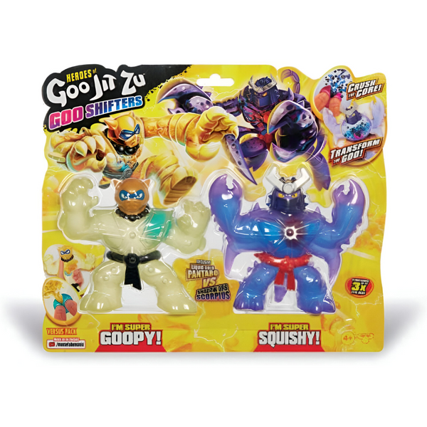 HEROES OF GOO JIT ZU GOO SHIFTERS PACK DOBLE PANTARO VS SCORPIUS