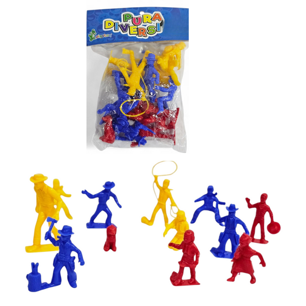 FIGURAS DE VAQUEROS EN BOLSA