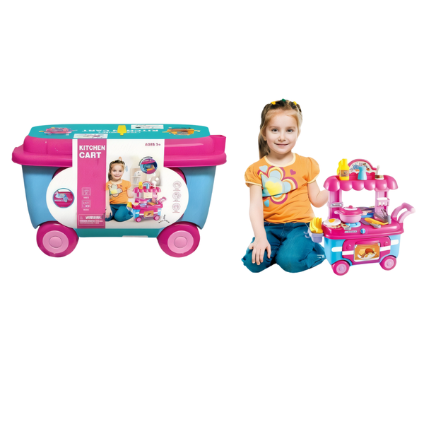 Carrito de Cocina Infantil Portatil