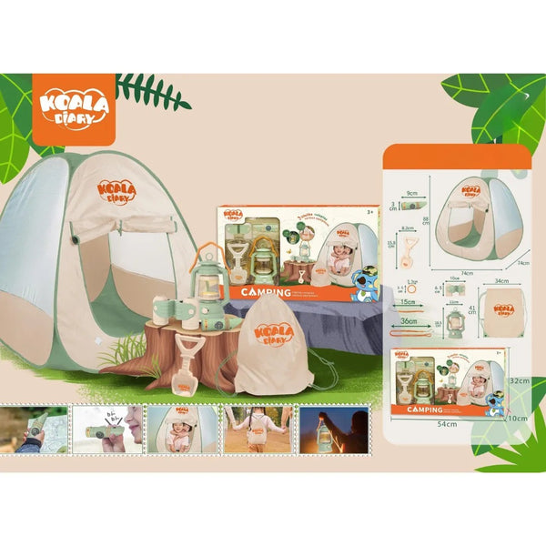 Set de Camping Infantil Koala Diary con Carpa