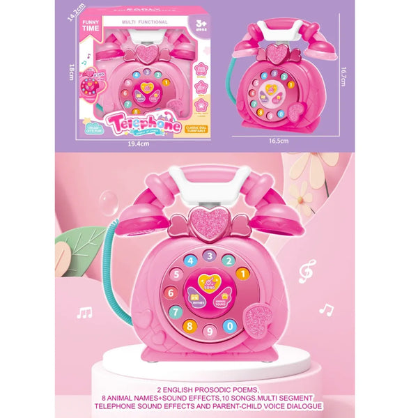 Teléfono Princesa con Luz, Sonido y Canciones