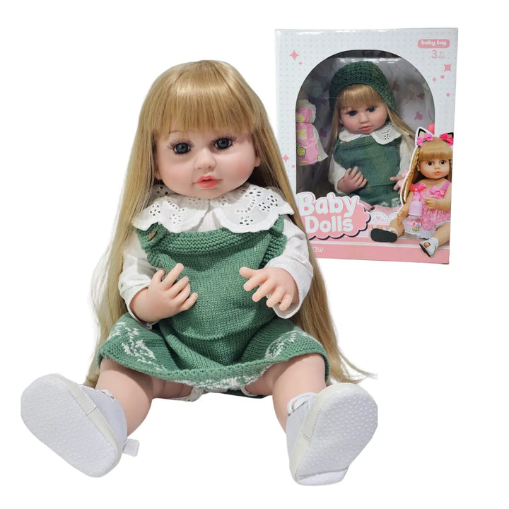 muñeca interactiva que respira, muñeca realista verde, muñeca que llora y habla, muñeca bebé interactiva, muñeca reborn económica, juguete para niñas, envío rápido Colombia